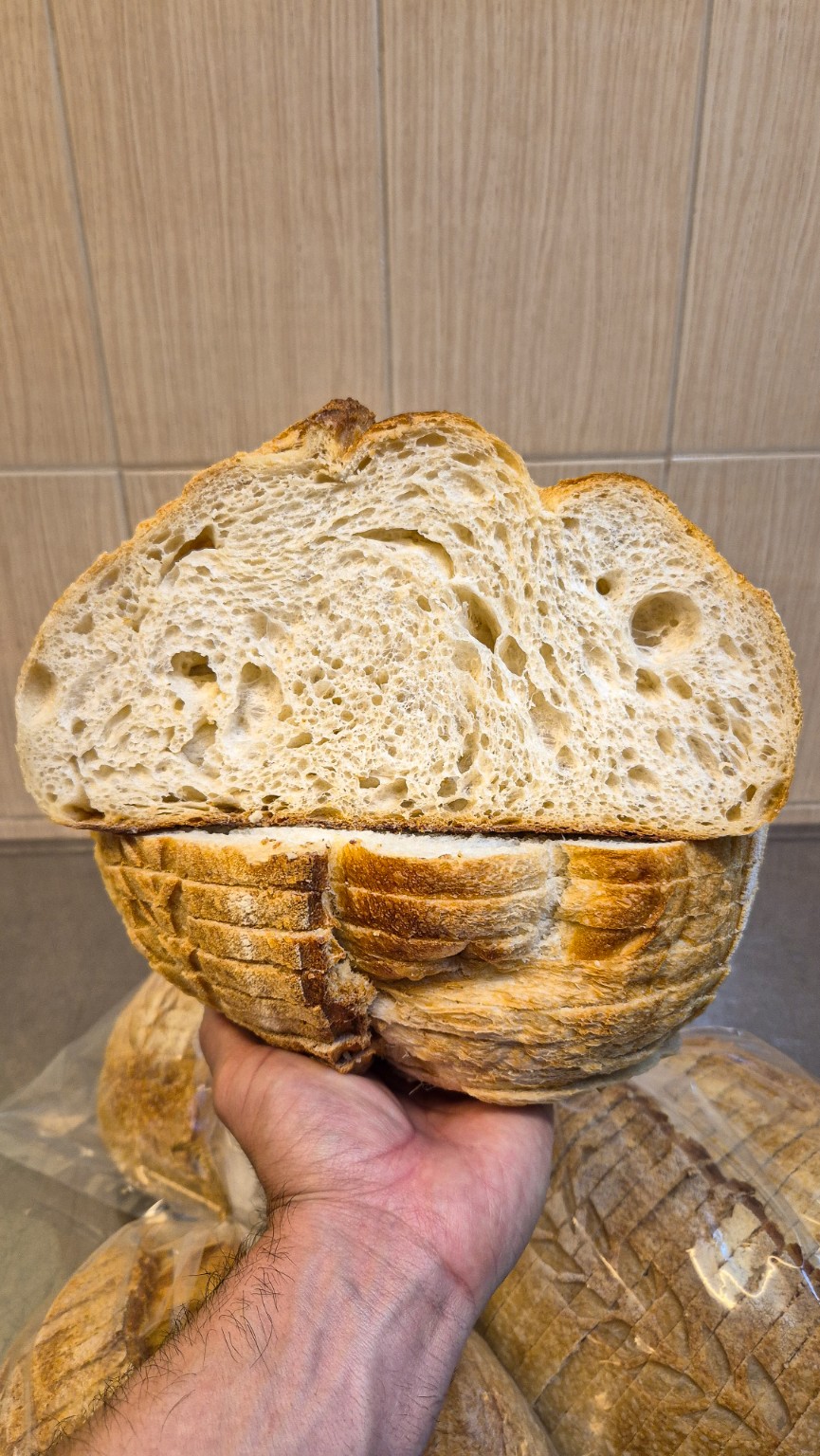 Miga de pan de masa madre Panemadre
